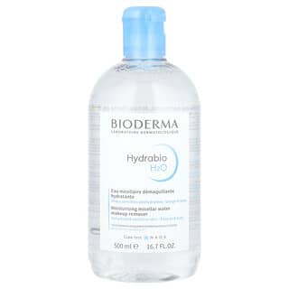 Bioderma, Hydrabio H2O, Solución micelar humectante y desmaquillante, 500 ml (16,7 oz. Líq.)