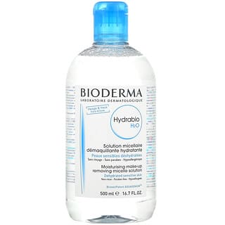 Bioderma, Hydrabio H2O, увлажняющий раствор мицелл для снятия макияжа, 500 мл (16,7 жидк. Унции)