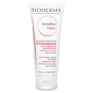 Bioderma, Sensibio Mask, для чувствительной и непереносимой кожи, без отдушек, 75 мл (2,54 жидк. Унции)