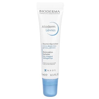 Bioderma, Atoderm, Bálsamo Labial Restaurador, 15 ml (0,5 fl oz)