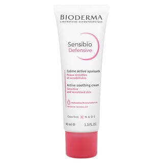 Bioderma, Sensibio Defensive, активний заспокійливий крем, без ароматизаторів, 40 мл (1,3 рідк. унції)