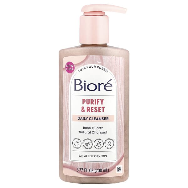 Biore, 퓨리파이 & 재설정 데일리 클렌저, 200ml(6.77fl oz)