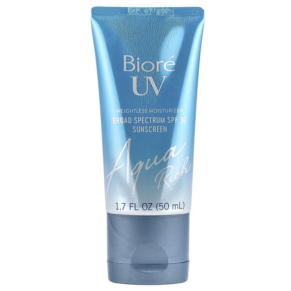 Biore, UV Aqua Rich，輕盈保溼霜，SPF 30，1.7 液量盎司（50 毫升）