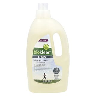 Biokleen, Sport, Líquido para lavar la ropa, Lavanda y eucalipto, 1,89 l (64 oz. Líq.)