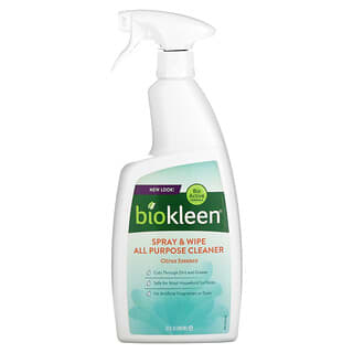 Biokleen, All Purpose Cleanser, Spray and Wipe, Citrus Essence, 32 fl oz (946 ml)