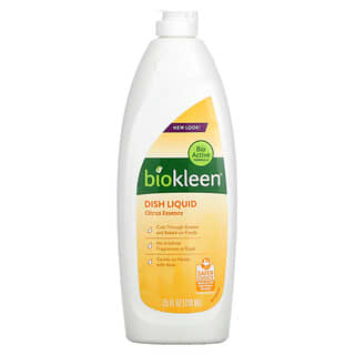 Biokleen, Жидкость для посуды, Цитрусовая эссенция, 25 жидких унций (739 мл)