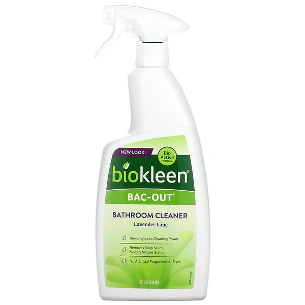 Biokleen, Bac Out, очиститель для ванной комнаты, лаванда и лайм, 946 мл (32 жидк. Унции)