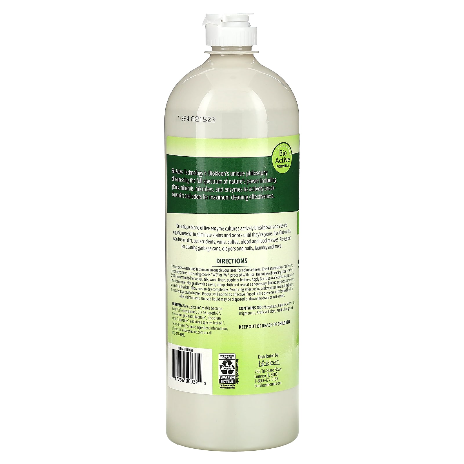 Biokleen Bac-Out Stain and Odor Eliminator - 32 fl oz bottle