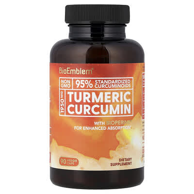 BioEmblem, Curcumin, 90 Vegetarian Capsules