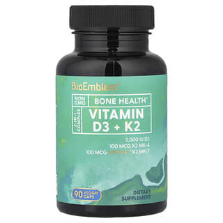 BioEmblem, D3-vitamin + K2-vitamin, 90 vegetáriánus kapszula