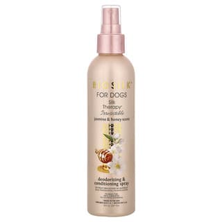 Biosilk, Silk Therapy®, Deodorizing & Conditioning Spray, For Dogs, Jasmine & Honey, 8 fl oz (237 ml)