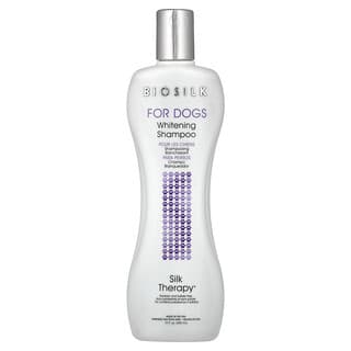 Biosilk, Silk Therapy, Champú blanqueador para perros, 355 ml (12 oz. Líq.)