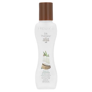 Biosilk, Tratamento Leave-in Silk Therapy® para Cabelos e Pele, com Óleo de Coco Natural, 67 ml (2,26 fl oz)