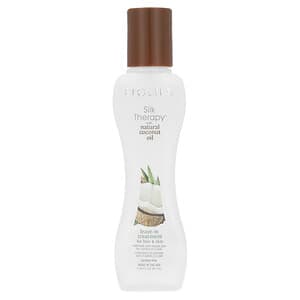 Biosilk, Traitement sans rinçage Silk Therapy® pour les cheveux et la peau, Avec de l'huile de noix de coco naturelle, 67 ml