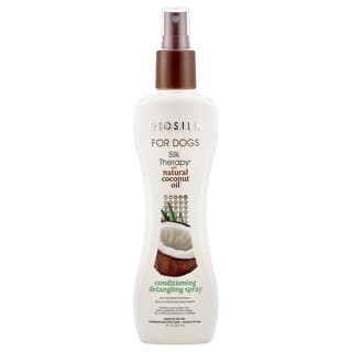 Biosilk, Silk Therapy® with Natural Coconut Oil, Conditioning Detangling Spray, For Dogs, 7 fl oz (207 ml)