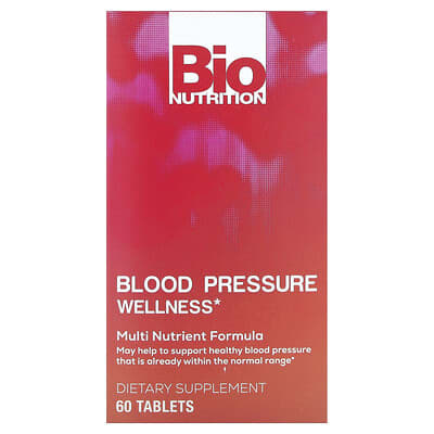 Bio Nutrition, Blood Pressure Wellness, 60 Tablets