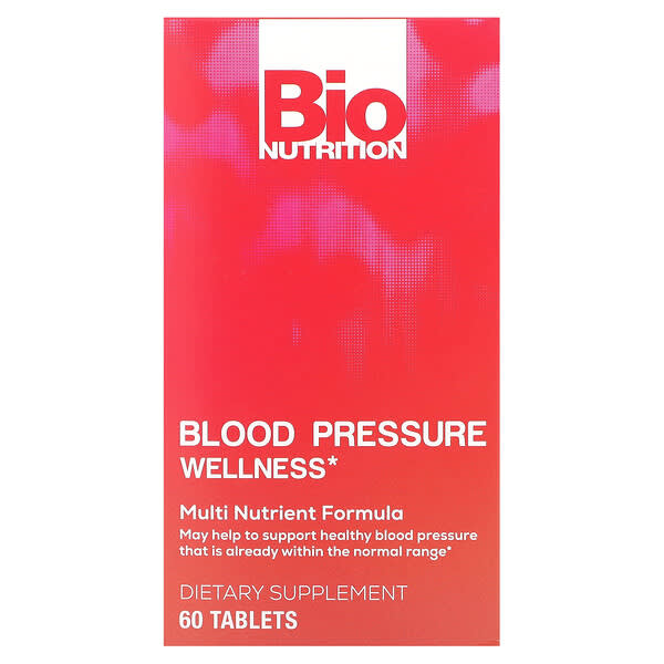 Bio Nutrition, Blood Pressure Wellness , 60 Tablets