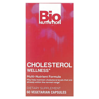 Bio Nutrition, Cholesterol Wellness, 60 вегетарианских капсул
