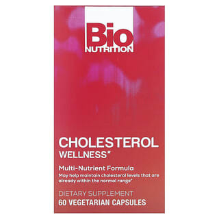 Bio Nutrition, Cholesterol Wellness, 60 vegetarische Kapseln