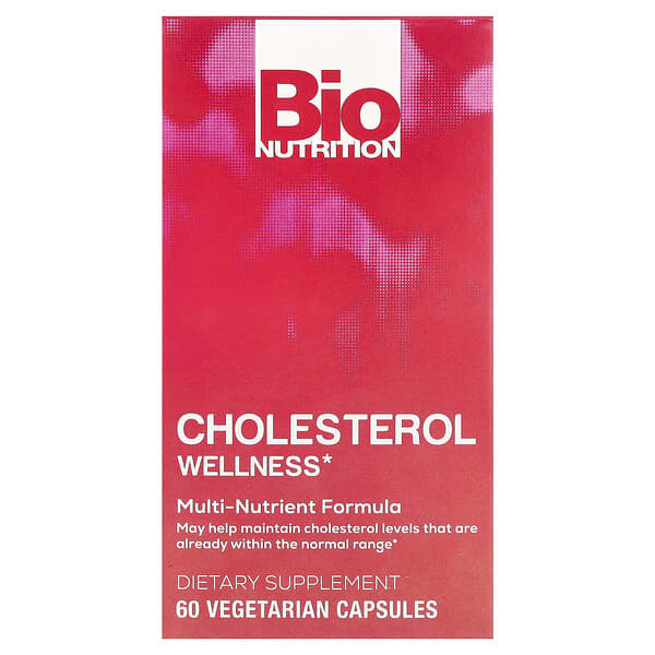 Bio Nutrition, Cholesterol Wellness, 60 Vegetarian Capsules — product photo 1