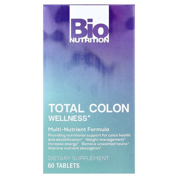 Bio Nutrition, Total Colon Wellness, 60 таблетки