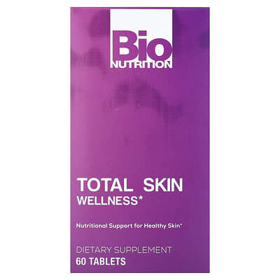 Bio Nutrition, Holistic Skin Health, 60 Tablets