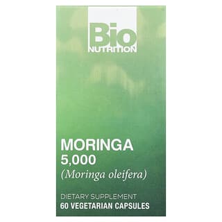 Bio Nutrition, Moringa, 5 000 mg, 60 vegetariánských kapslí