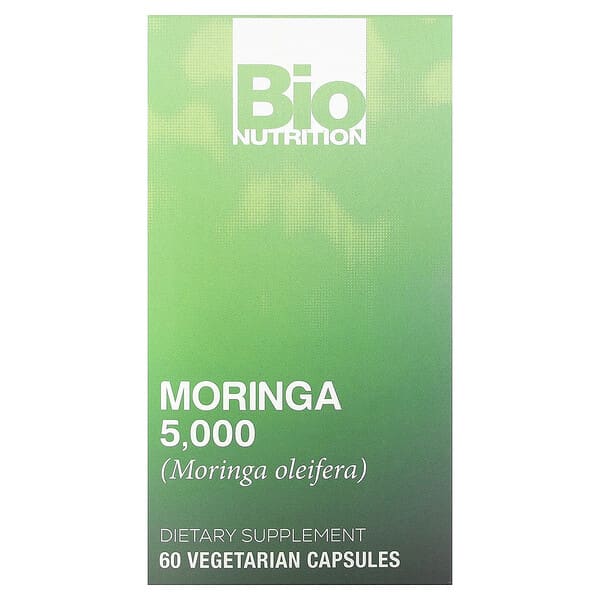Bio Nutrition, Moringa, 5,000 mg, 60 Vegetarian Capsules