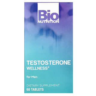 Bio Nutrition, 테스토스테론 건강, 남성용, 60정