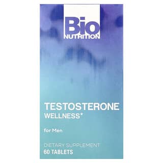 Bio Nutrition, Testosterone Wellness，男性，60 片