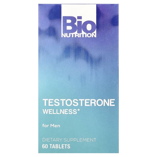 Bio Nutrition, Testosterone Wellness, For Men, 60 Tablets