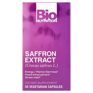 Bio Nutrition, Extract de șofran, 50 de capsule vegetariene