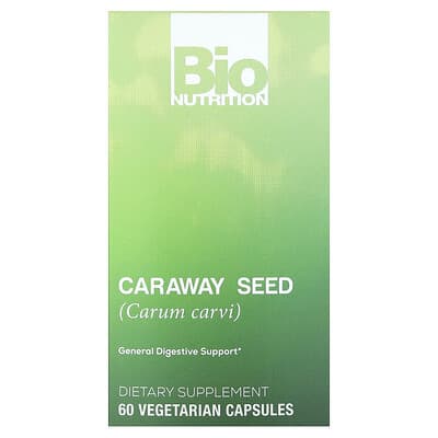 Bio Nutrition, Caraway Seed, 500 mg, 60 Vegetarian Capsules