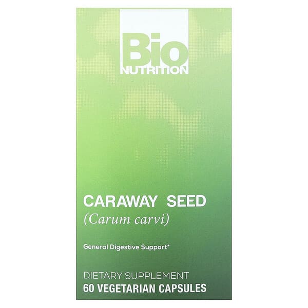 Caraway Seed, 60 Vegetarian Capsules (500 mg per Capsule)