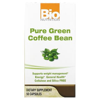 Bio Nutrition, Grano de café verde puro, 50 cápsulas