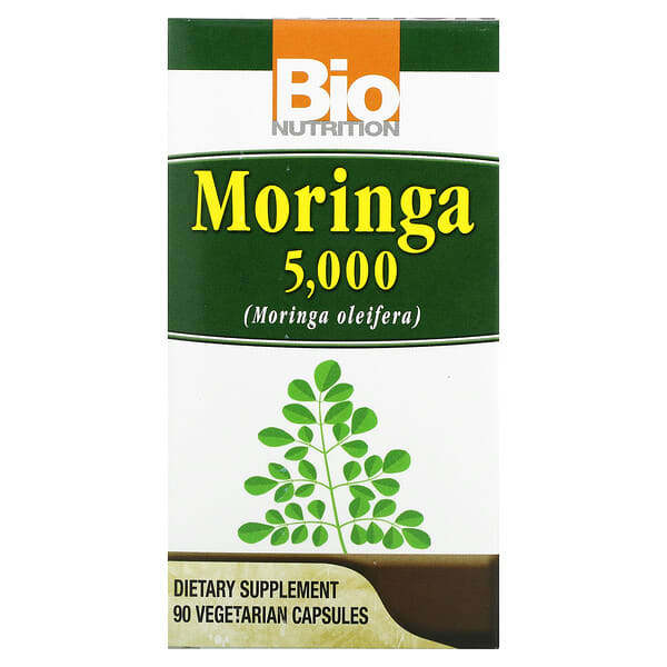 Bio Nutrition‏, الأغذية الفائقة من المورينغا، 5.000 ملجم، 90 كبسولة نباتية