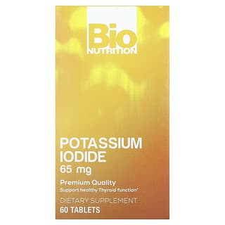 Bio Nutrition, Kaliumiodid, 65 mg, 60 Tabletten