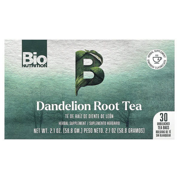Bio Nutrition, 蒲公英根茶，無咖啡萃取，30 茶包，2.1 盎司（58.8 克）