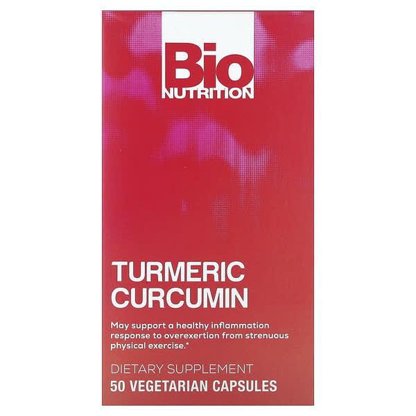 Turmeric Curcumin, 50 Vegetarian Capsules