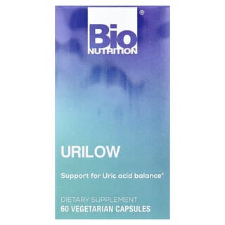 Bio Nutrition, Urilow, 60 вегетарианских капсул