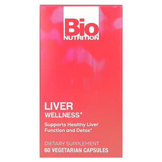 Bio Nutrition, Liver Wellness, 60 Vegetarian Capsules