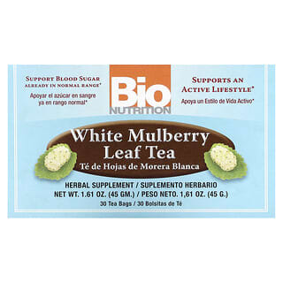 Bio Nutrition, White Mulberry Leaf Tea, 30 Tea Bags, 1.61 oz (45 g)