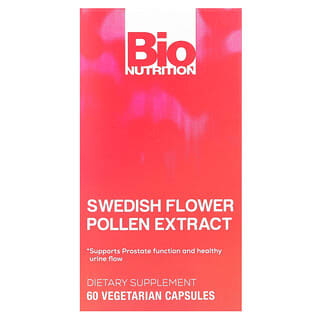 Bio Nutrition, Extrait de pollen de fleur suédois, 60 capsules végétariennes