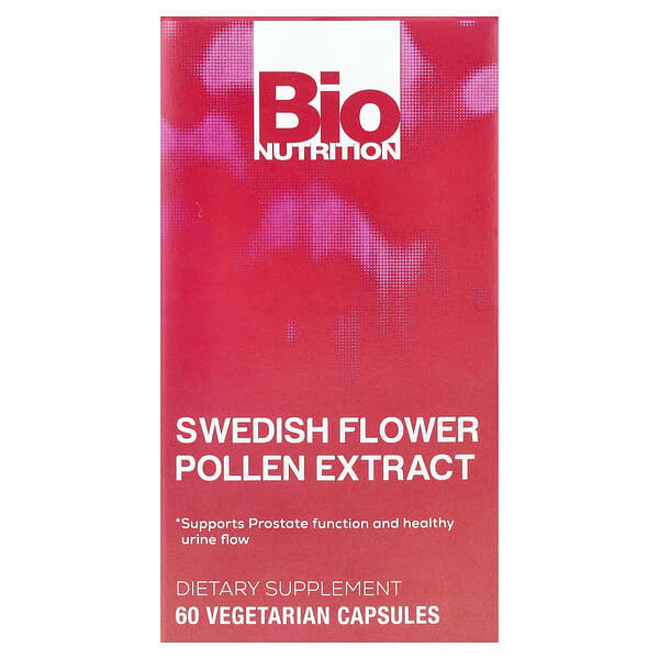 Bio Nutrition, Swedish Flower Pollen Extract, 60 Vegetarian Capsules (500 mg per Capsule) — product photo 1