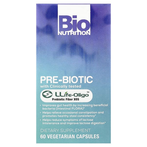 Bio Nutrition, Pre-Biotic, 60 Vegetarian Capsules (700 mg per Capsule) — product photo 1