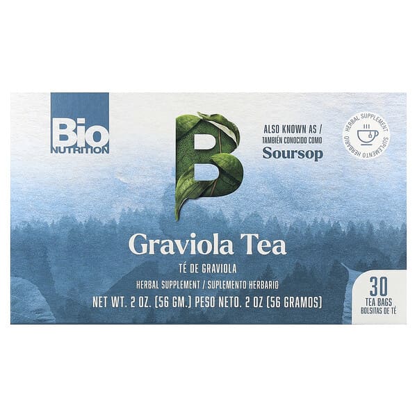 Graviola Tea, Caffeine Free, 30 Tea Bags, 2 oz (56 g)