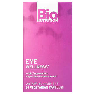Bio Nutrition, Bem-estar dos Olhos com Zeaxantina, 60 Cápsulas Vegetarianas