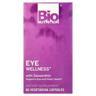 Bio Nutrition, Eye Wellness with Zeaxanthin, 60 Vegetarian Capsules