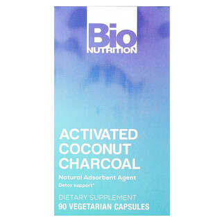 Bio Nutrition, Activated Coconut Charcoal, 90 Vegetarian Capsules