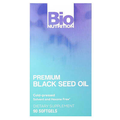 Bio Nutrition, Premium Black Seed Oil, 500 mg, 90 Softgels